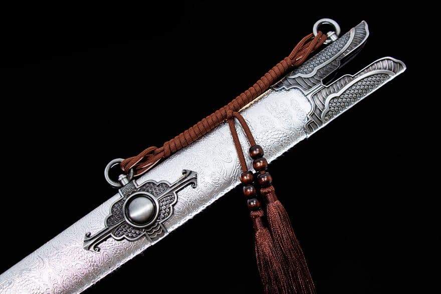 【フクロウ炙り戦剣】武具 刀装具 日本刀　模造刀 居合刀 武士道 鑑賞用 美術刀