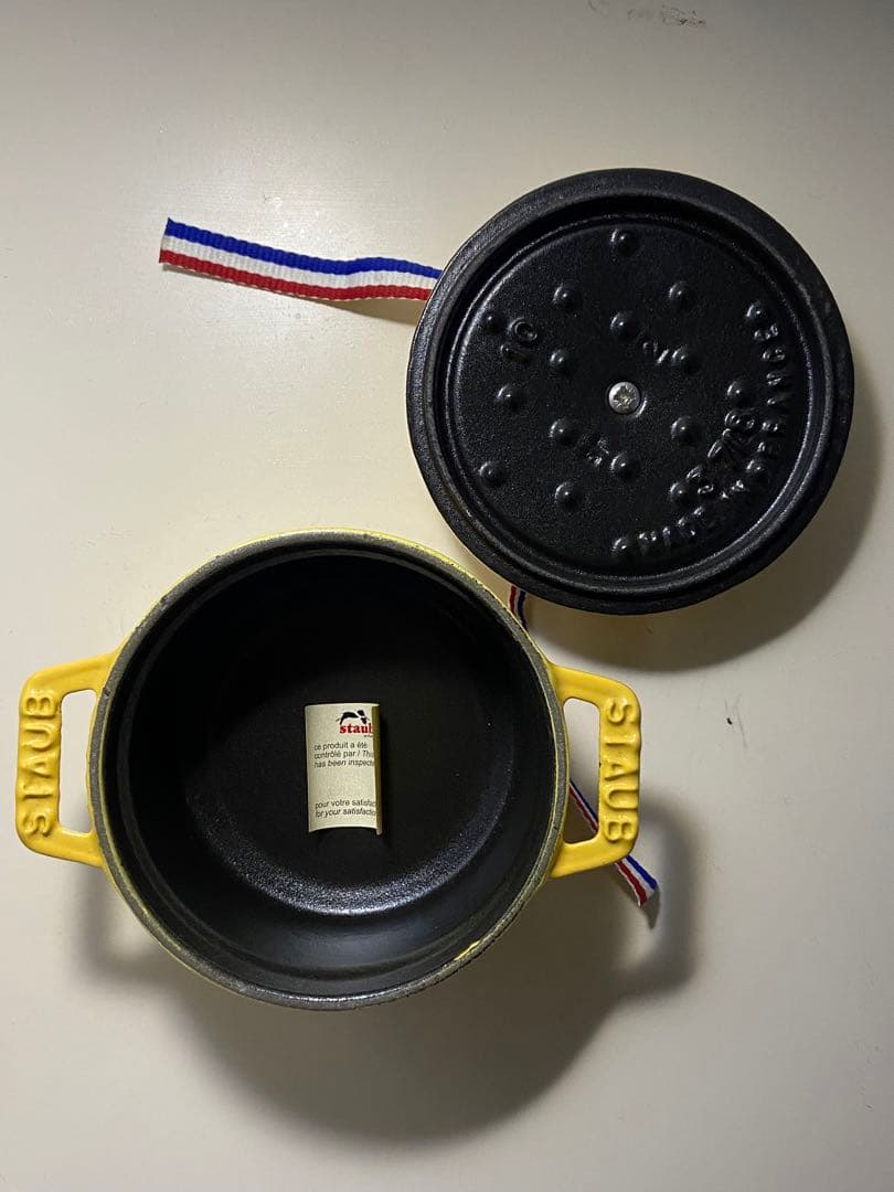 ストウブ　10cm ミニココット　0.25クオーツ レモン　シトロン