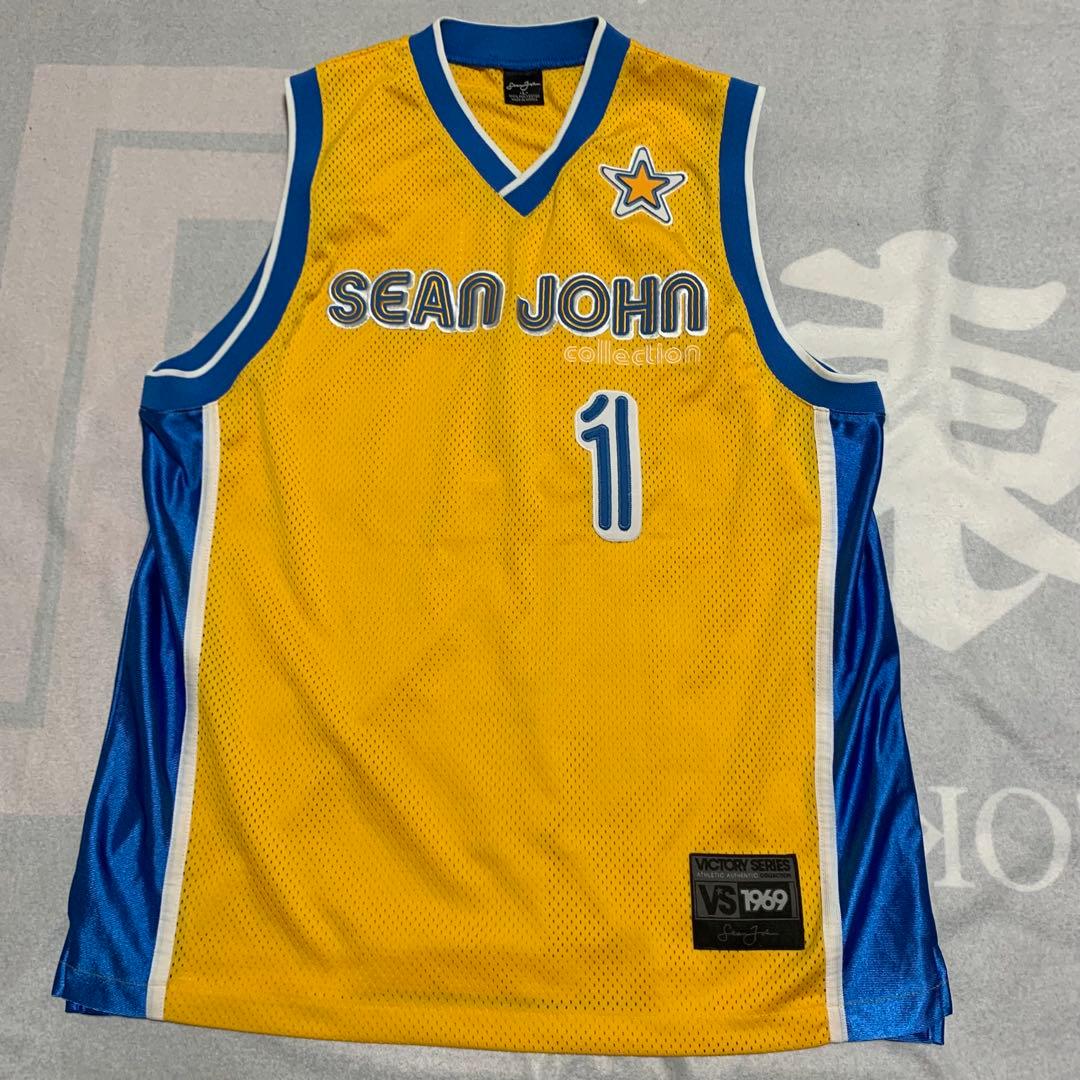 希少レア美品 SEAN JOHN ショーンジョン バスケシャツ