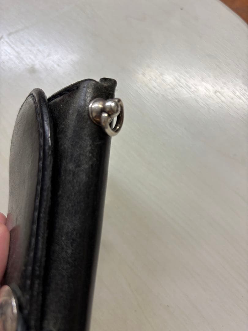 goro's（ゴローズ）2つ折りレザー長財布 ウォレット 黒