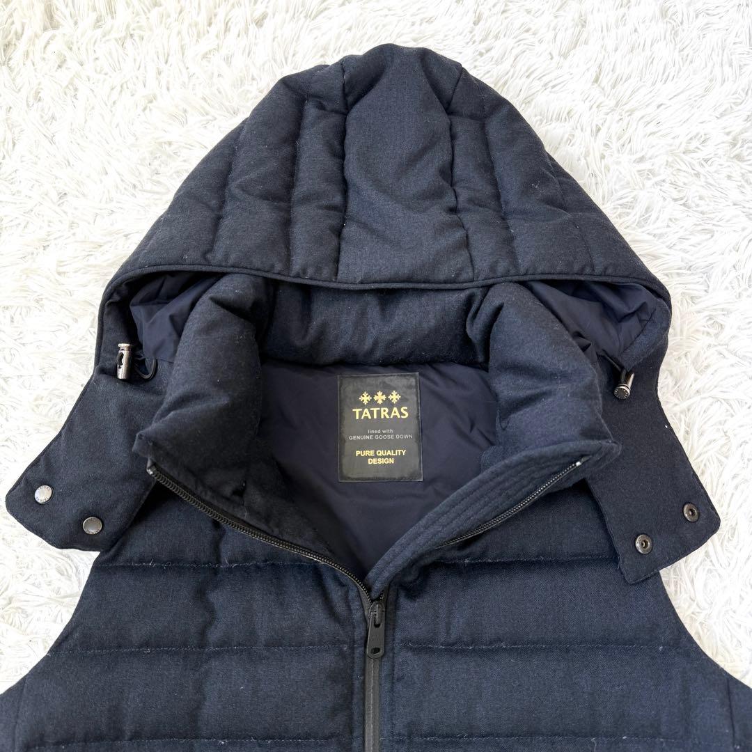 【最高級✨】タトラス ジョコンダ ウール 2way ダウンベスト ネイビー 03