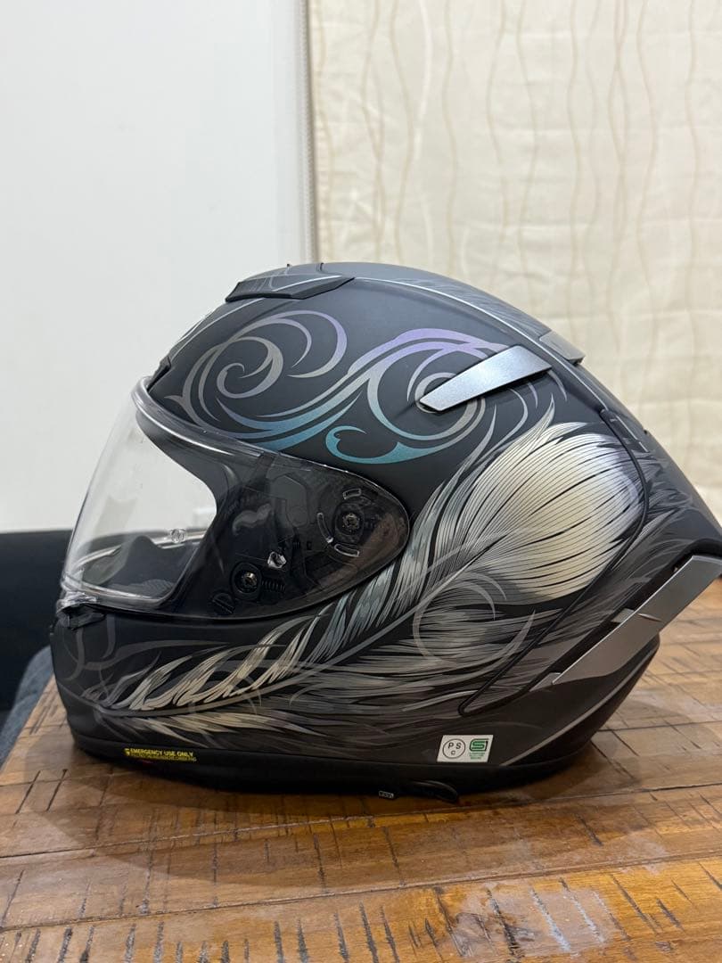 SHOEI ヘルメットX-14孔雀羽根デザイン　Lサイズ