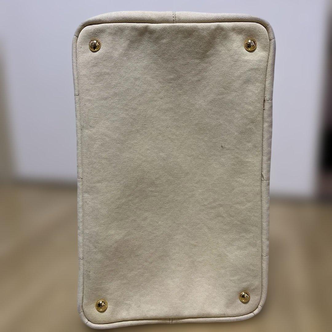 PRADA カナパ　ハンドバッグ　ベージュ