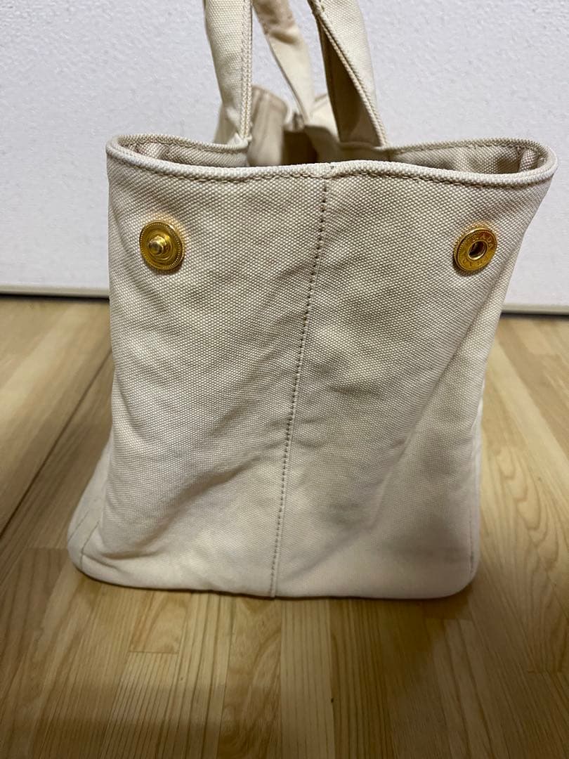 PRADA カナパ　ハンドバッグ　ベージュ