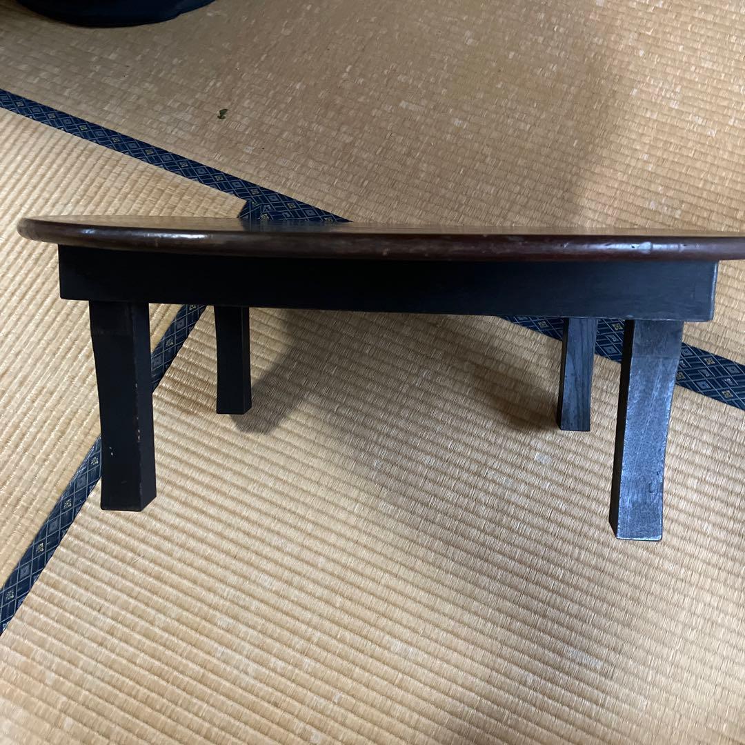 昭和レトロちゃぶ台　円形　折りたたみ