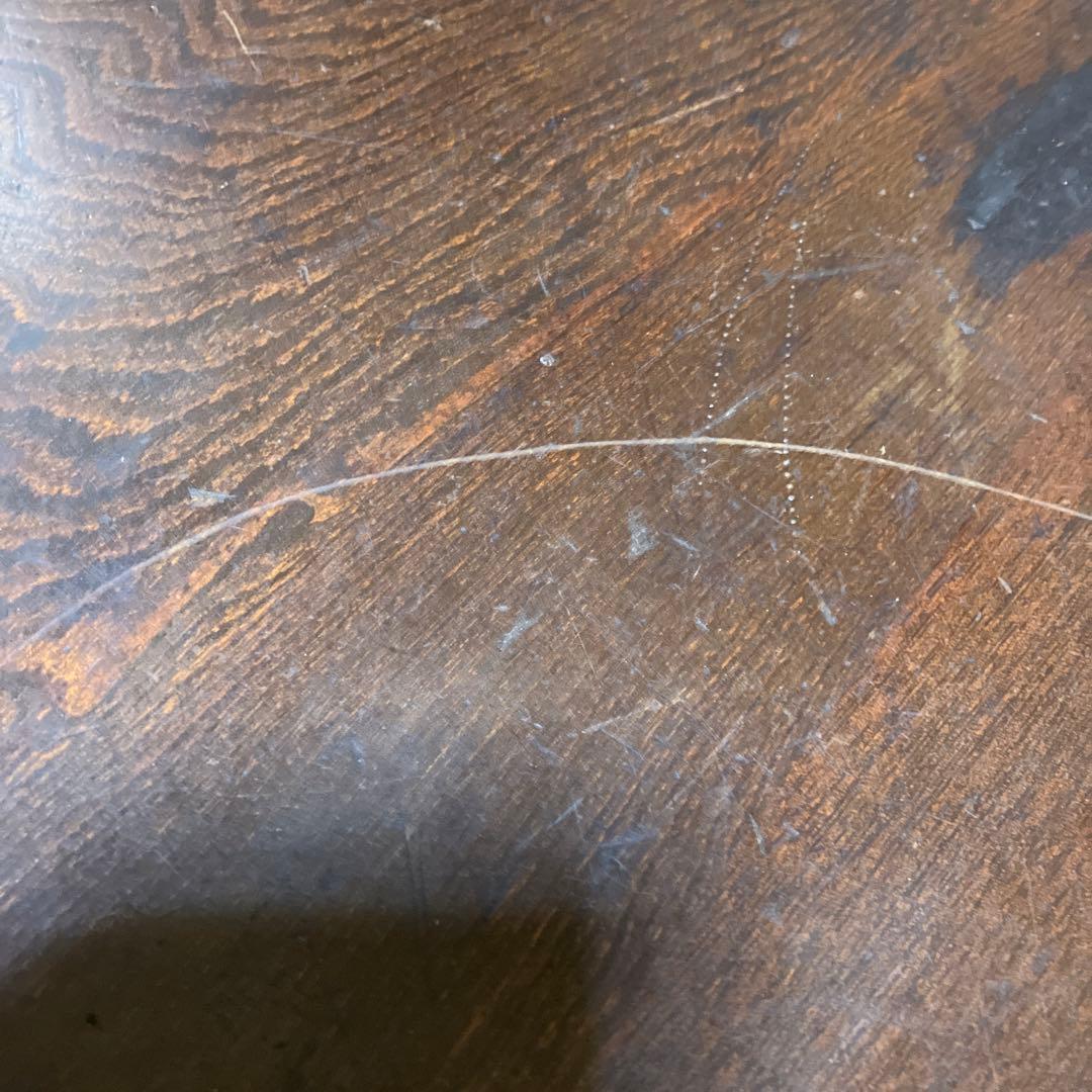 昭和レトロちゃぶ台　円形　折りたたみ