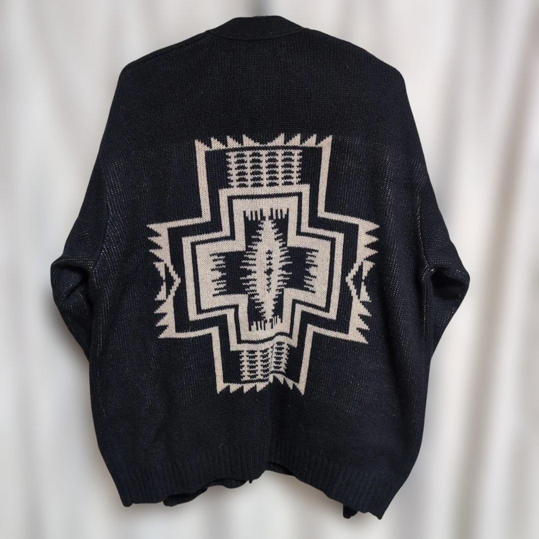 ペンドルトン　カーディガン　黒