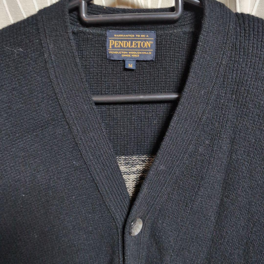 ペンドルトン　カーディガン　黒