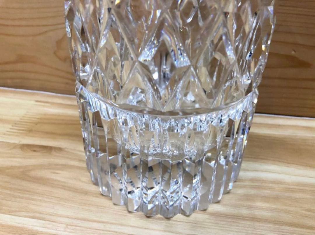 未使用/特価❕ HOYAクリスタル/カット/花瓶/1点　花器/ガラス花瓶