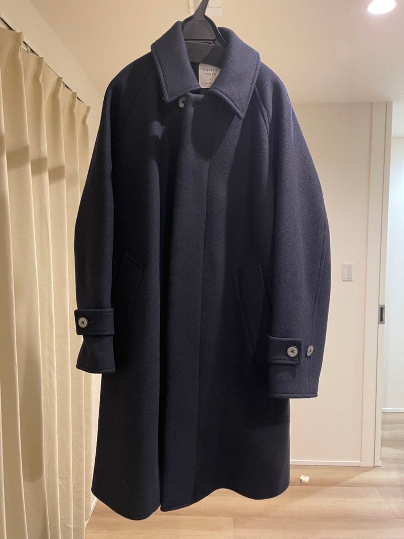 UNITED TOKYO Super 120’sステンカラーコート　クラシック