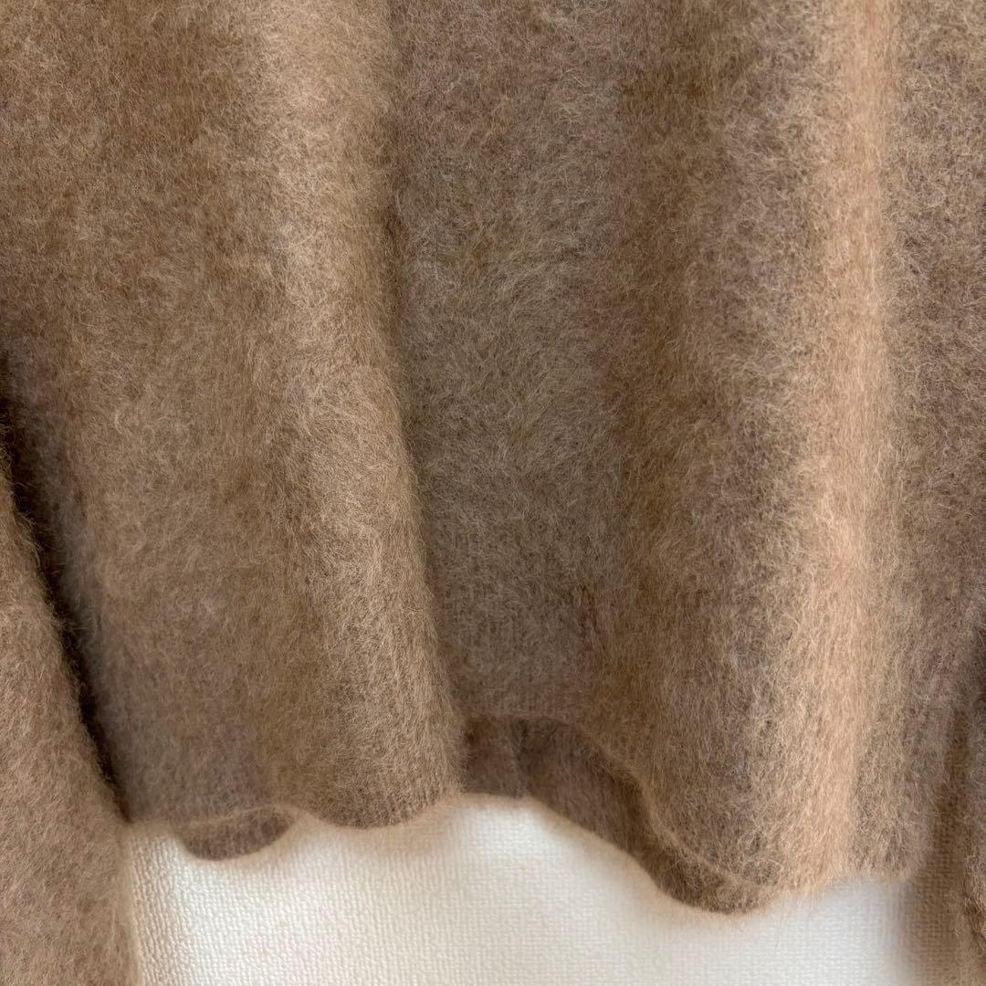 極美品✨【PLAGE】 Fur Back Open プルオーバー キャメル