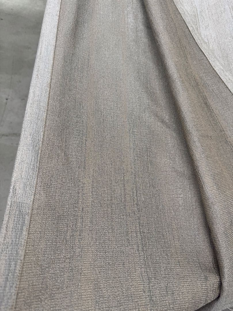 高級カーテン レース 2種セット Sumiko Honda ベージュ シルバー