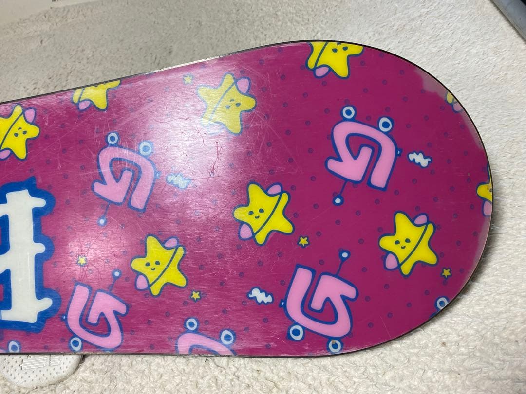 BURTON Chicklet スノーボード115cm バインセット中古