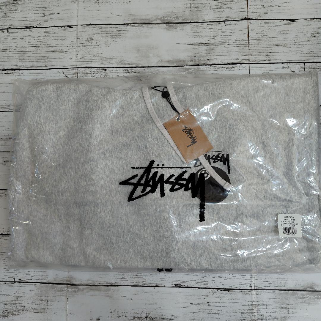 Stussy 8BALL PULL OVER XL グレーステューシー