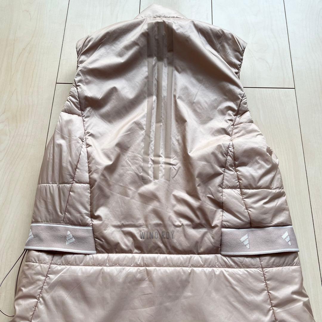 新品 25AW アディダスゴルフ WIND. RDY 中綿 ロングベスト