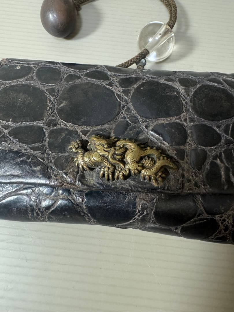 2125 骨董　瓢箪煙草入れ　提物　提げ物　時代物