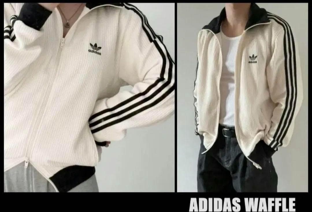 adidas ワッフル トラックジャケット S スキズ アイエン着用 人気完売品