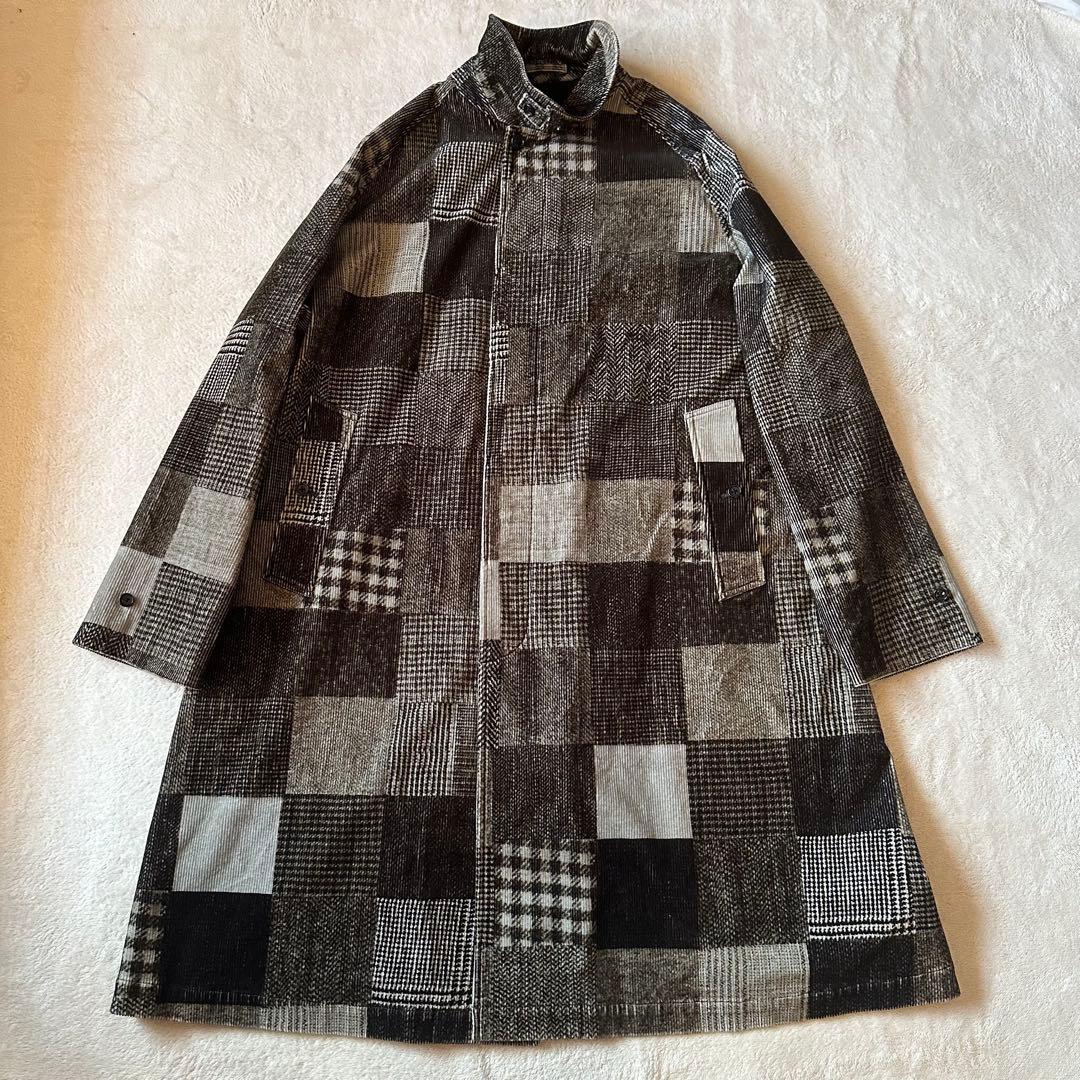 BEAMSPLUS コーデュロイ パッチワーク バルカラーコート XL ビームス