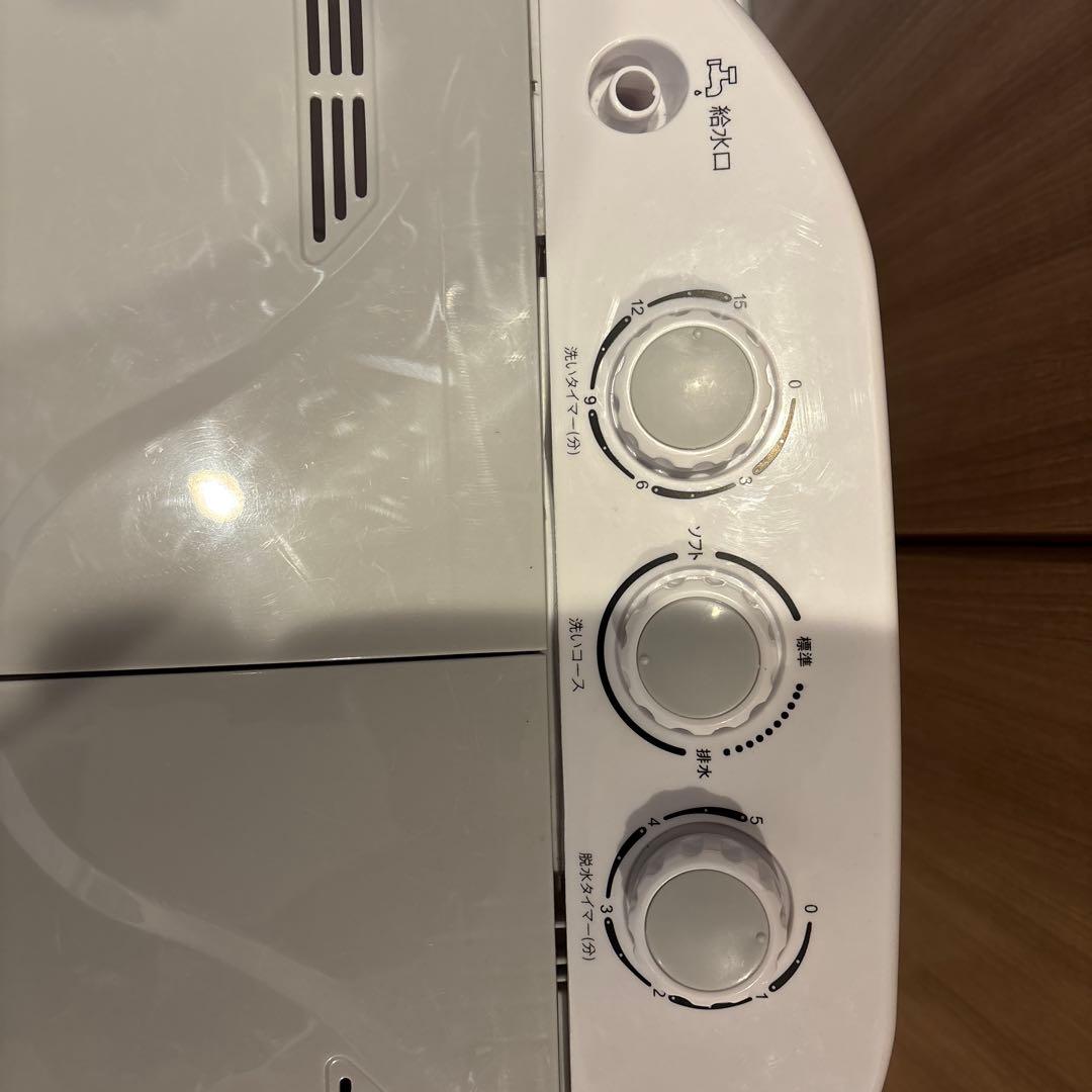 ホワイト 二槽式洗濯機 本体