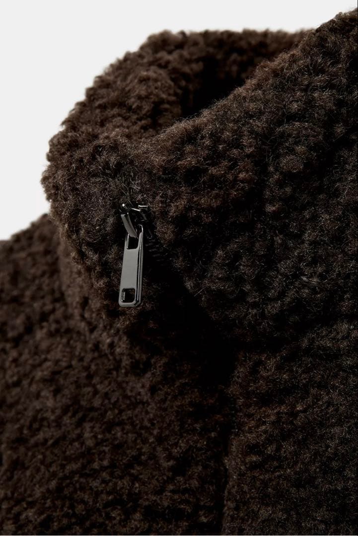 ★タグ付き★ZARA ボア付き保温アノラック ジャケット M