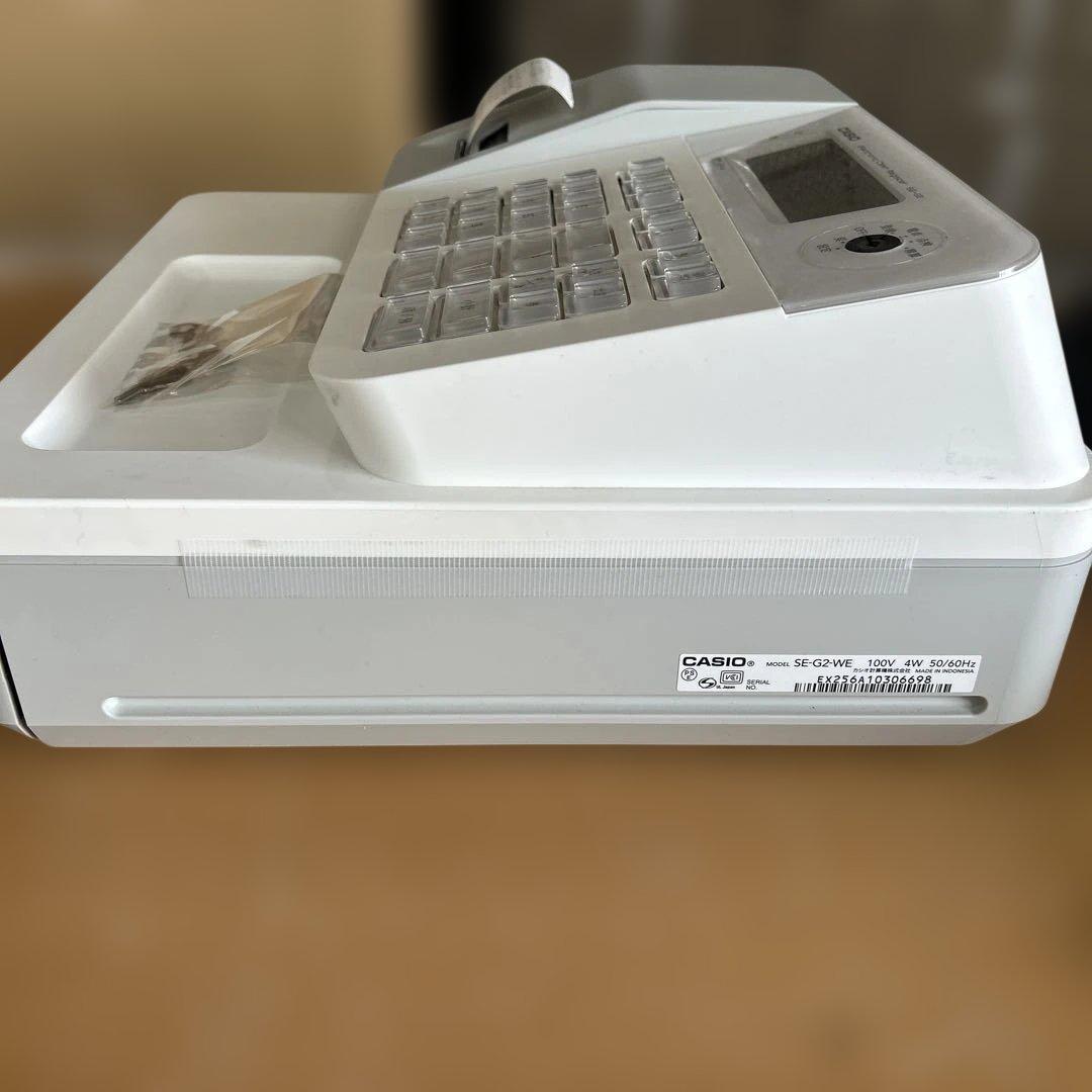 HRK09【程度良好】CASIO 電子レジスター　SE-G2-WE