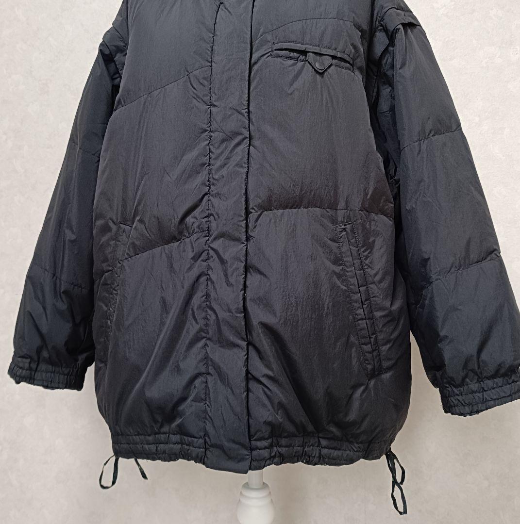 【フード欠品】メゾンスペシャル 花柄 リバーシブルダウンジャケット