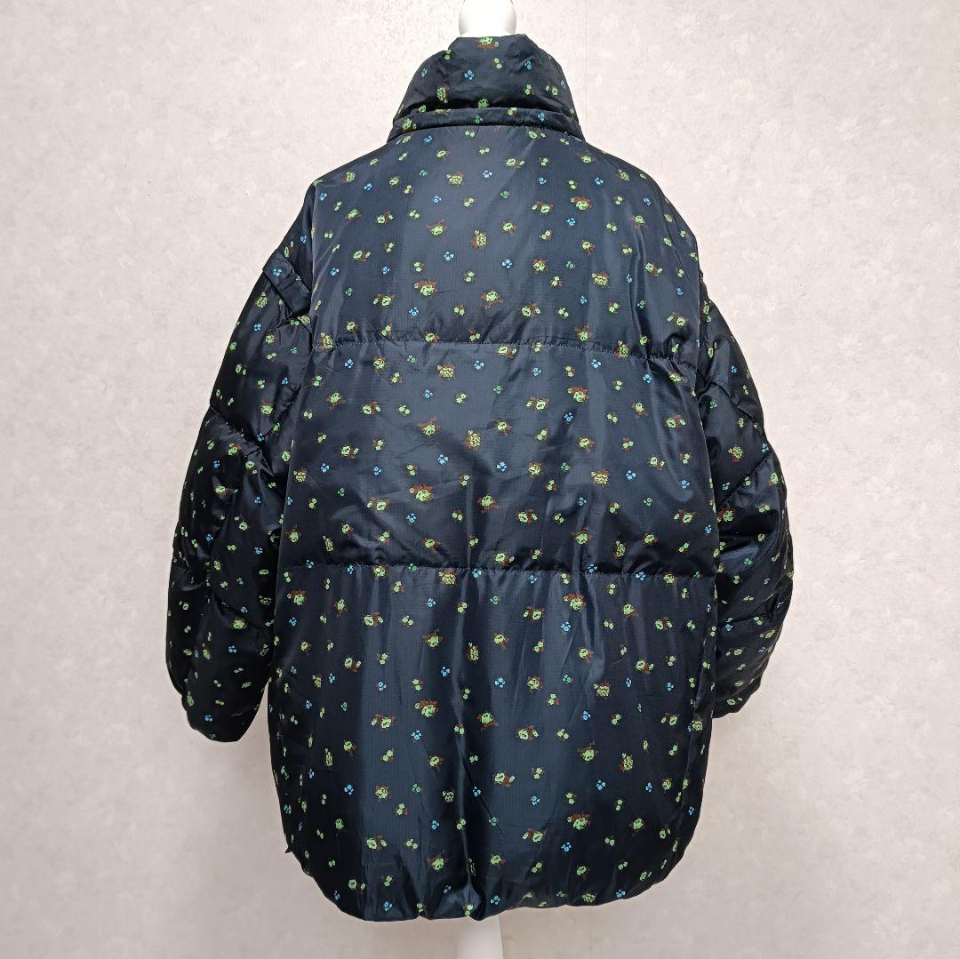 【フード欠品】メゾンスペシャル 花柄 リバーシブルダウンジャケット