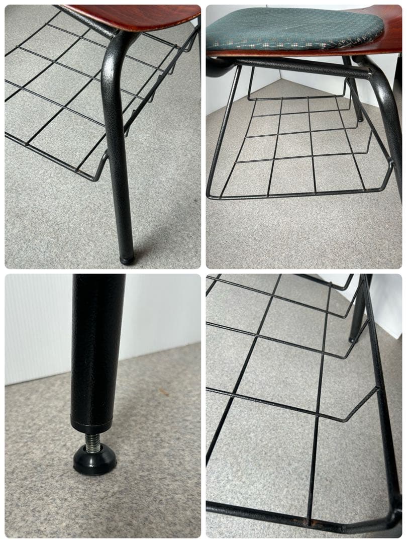 ドイツ　ヴィンテージ　FLOTOTTOフロトット デスク&チェア　学校　机　椅子