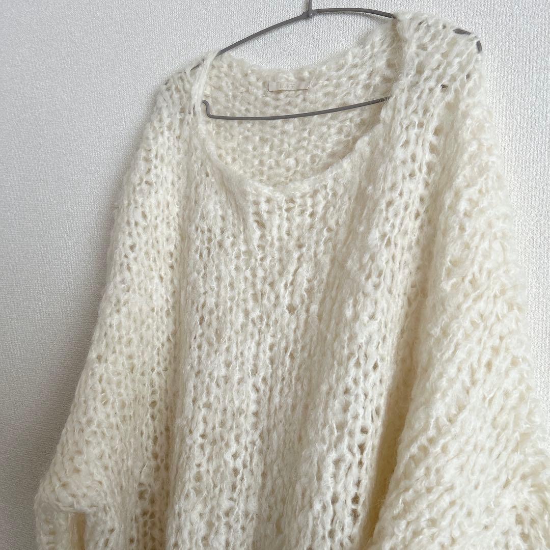 美品　plage HAND KNIT ジャンボタム プルオーバー