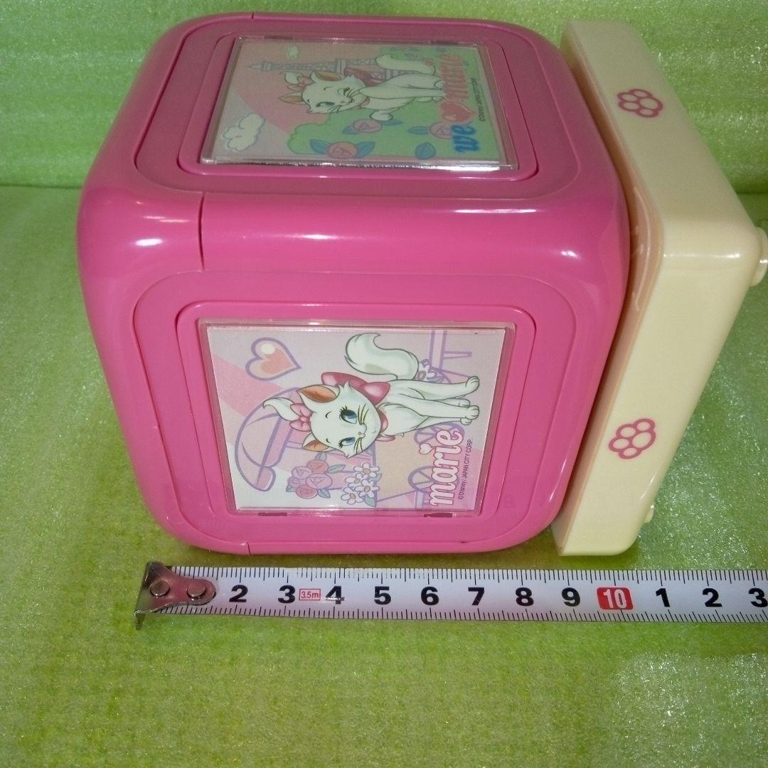 Disney　marie　マリーちゃん　テーブルクロック　置時計　オルゴール