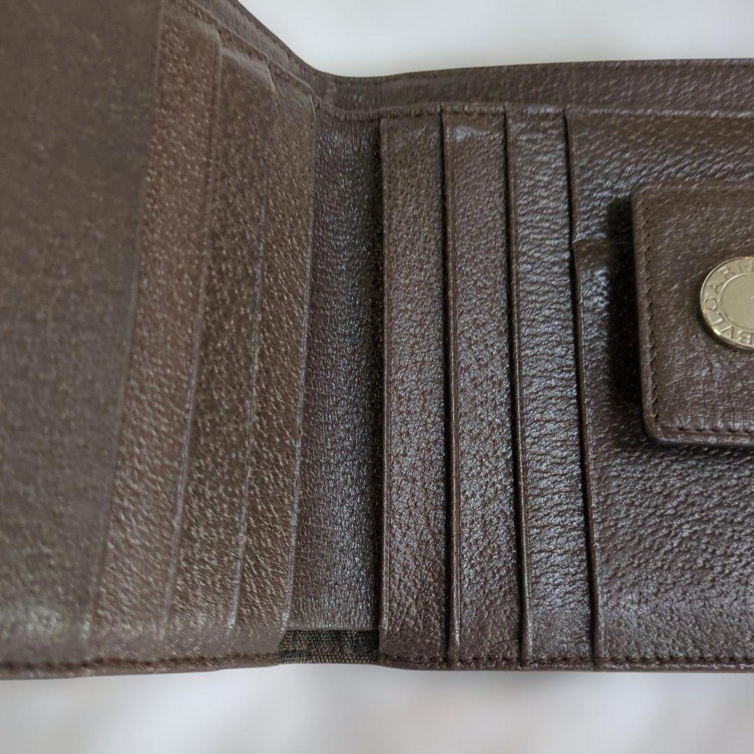 ブルガリ、ロゴマニア二つ折財布 未使用新品