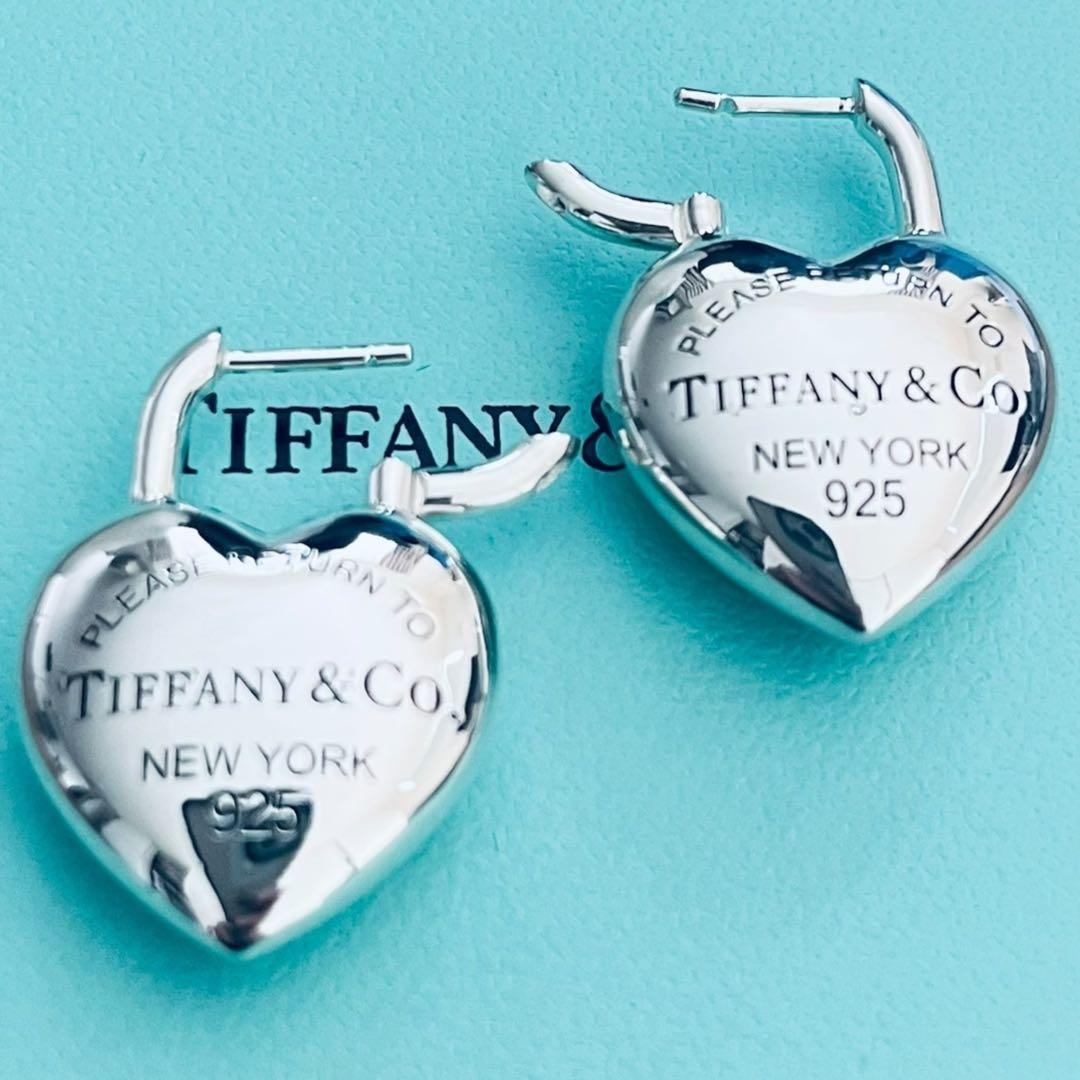 極美品✨現行品 ティファニー　リターントゥ　フルハート　ピアス　925シルバー