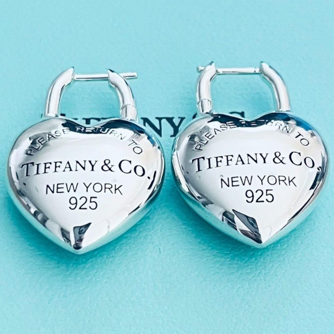 極美品✨現行品 ティファニー　リターントゥ　フルハート　ピアス　925シルバー