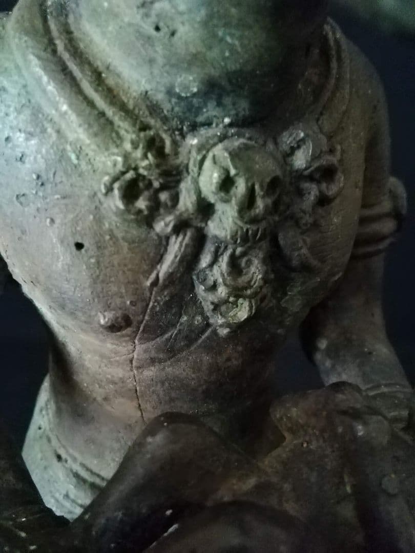 逸品　青銅牛神供犧子像　仏教　インド　中国　チベット　牛頭　 ガジュラーホ寺院群