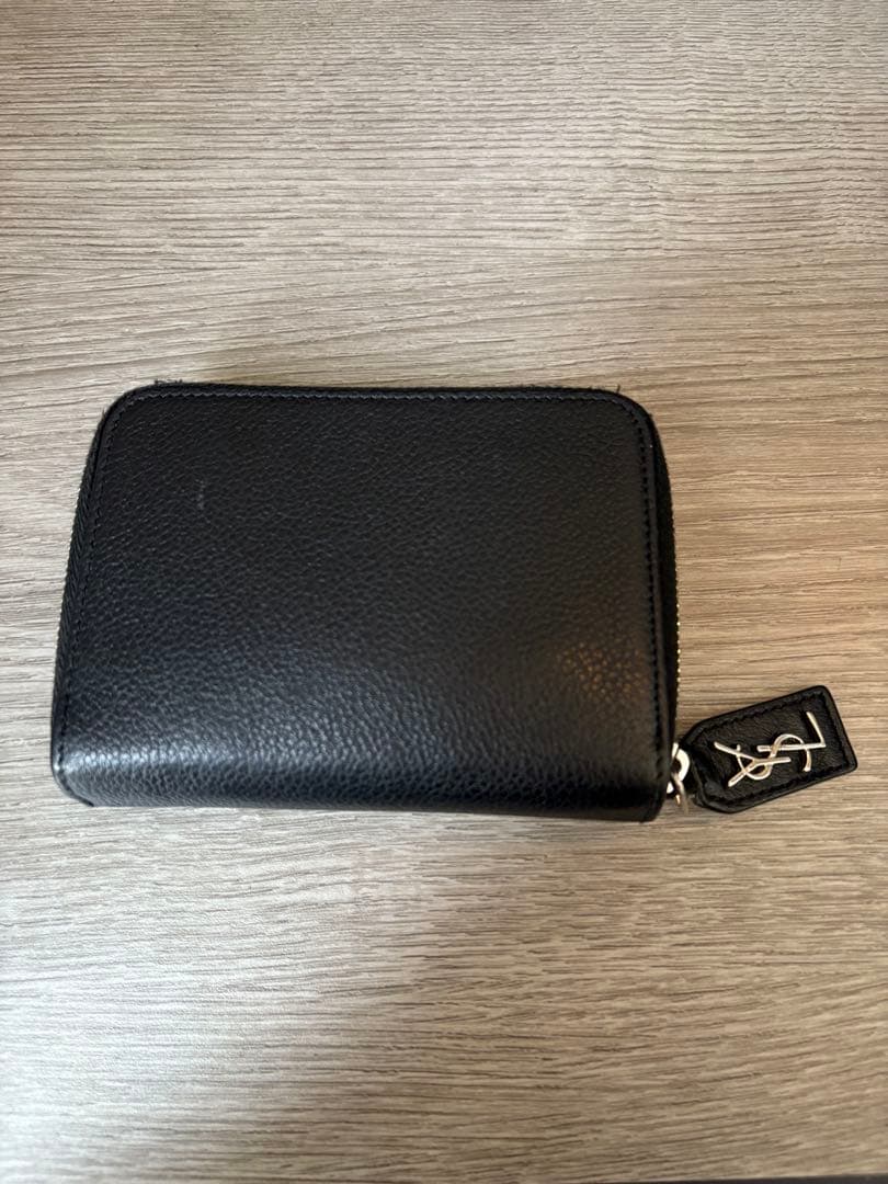 SAINT LAURENT ブラック 二つ折り財布