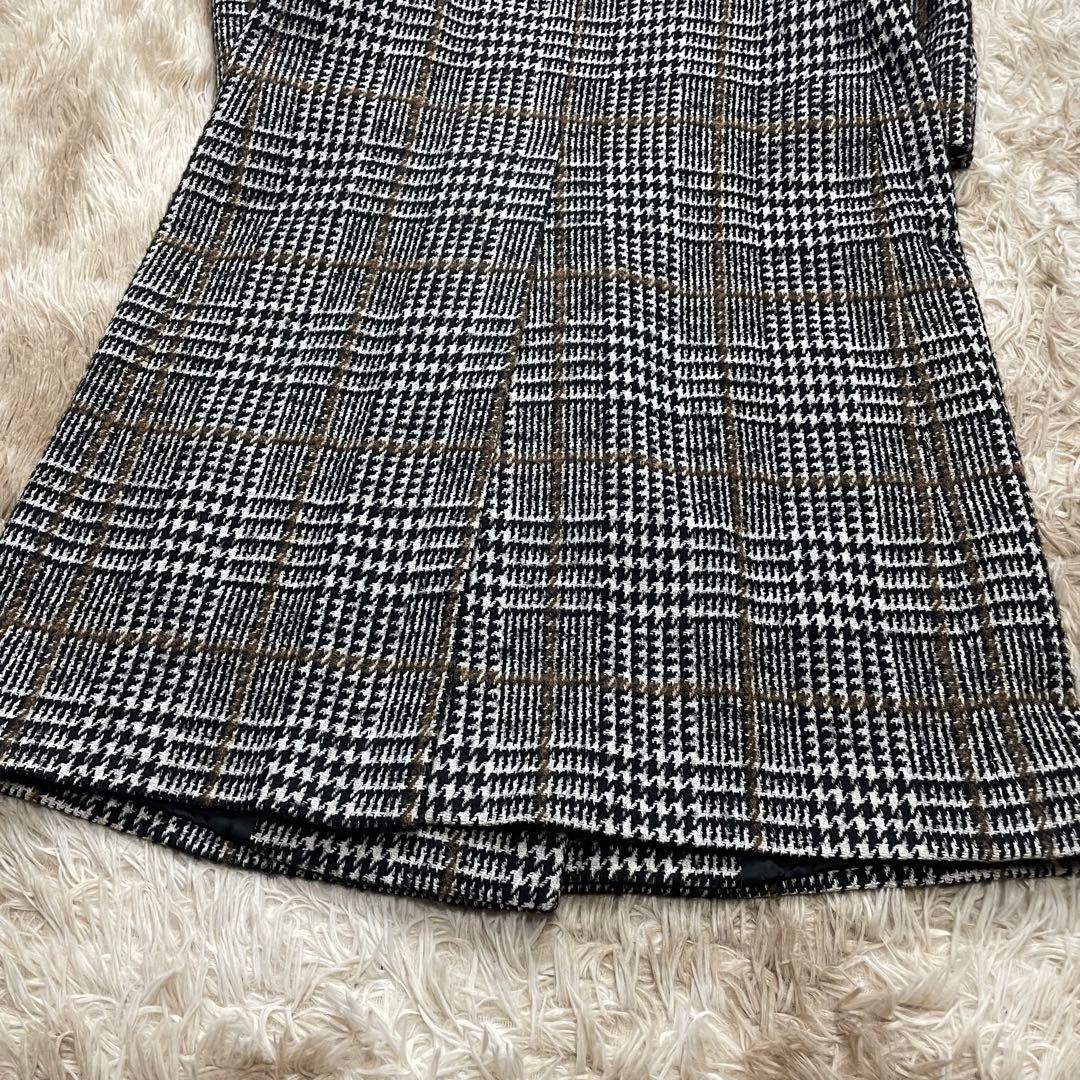 ほぼ未使用 タリアトーレ チェスターコート ダブルブレスト ツイード レディース