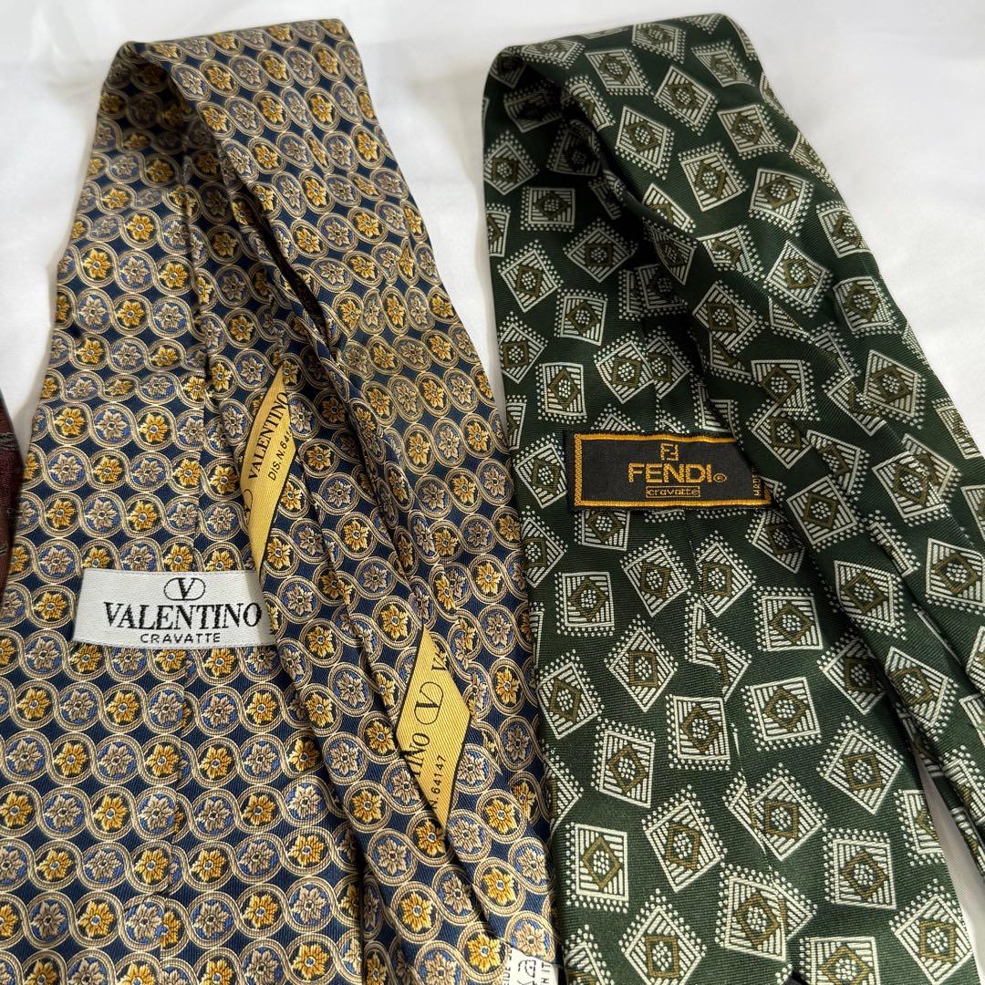 ネクタイまとめ売り HERMES DIOR FENDI 8本