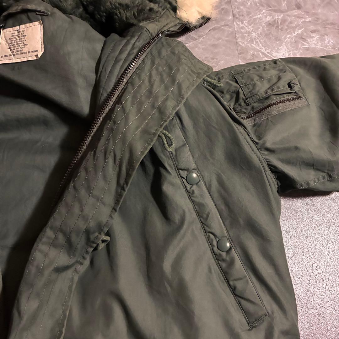 【希少】80s USミリタリー N-3B 米軍本物 フライトジャケット M