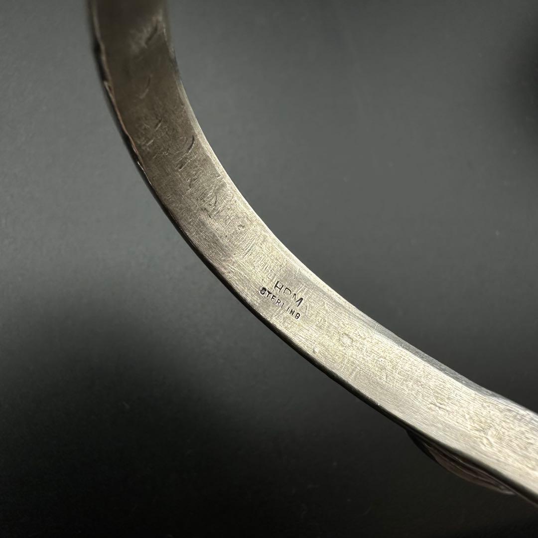 Navajo Henry Mariano スタンプワーク ターコイズ バングル