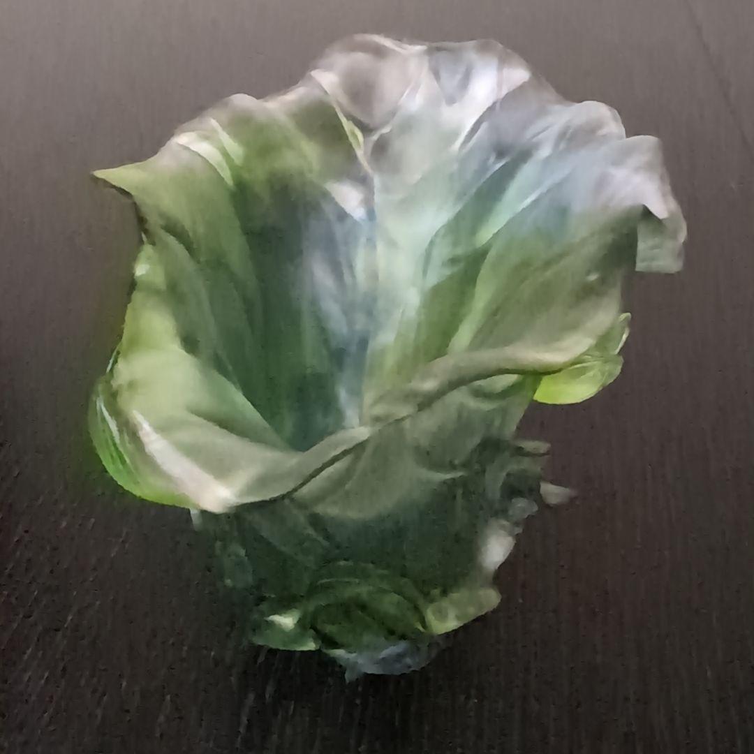 瑠璃工房LIULIGONGFANG ガラス工芸品　置物　LOTUS FLOWER