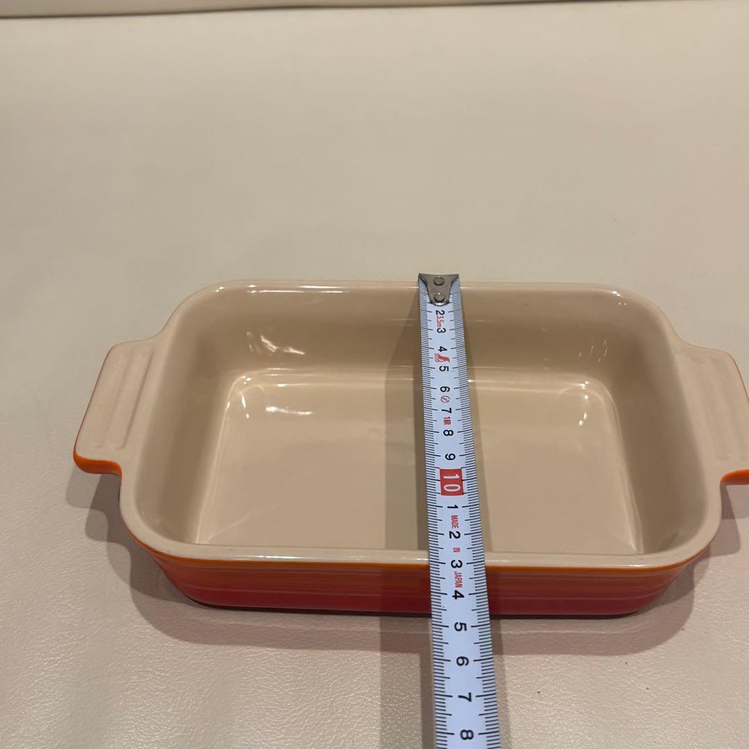 LE CREUSET レジェ・レクタンギュラー・プレート/グラタン皿 各2枚