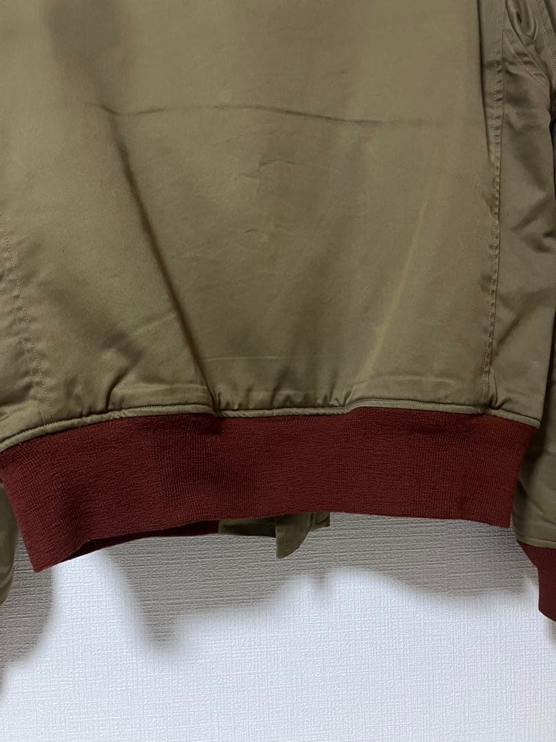 BUZZ RICKSON’S フライトジャケットB-10 赤リブ　サイズ40