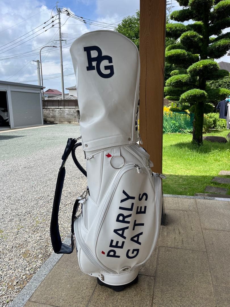 パーリーゲイツ キャディバッグ 白
