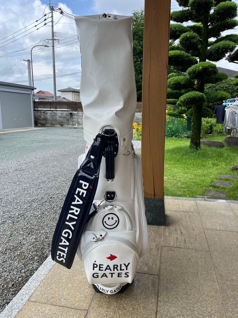 パーリーゲイツ キャディバッグ 白