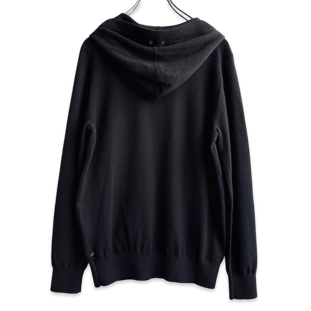 449 パーリーゲイツ 定価49,500円 カシミヤニットパーカー 紺 0 S