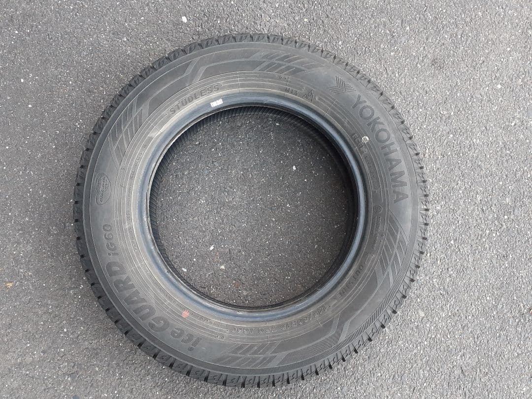 N*S様 深溝22年39週　ヨコハマ　145/80R13 75Q 4本　スタッド