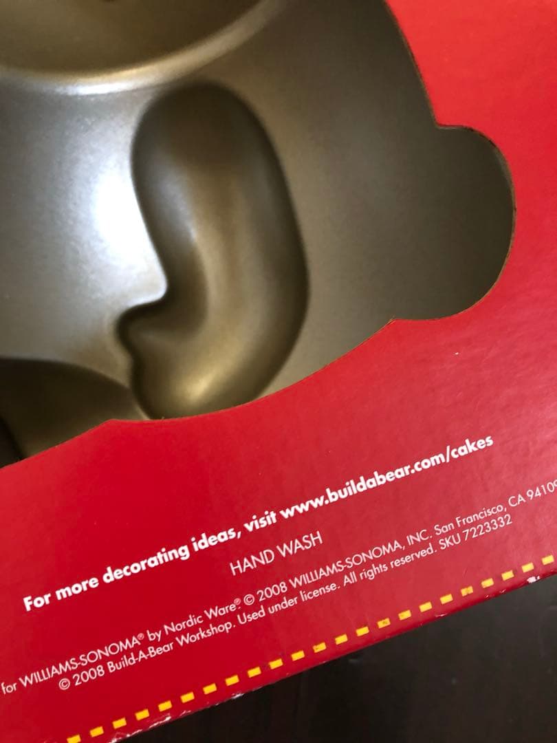 【新品貴重】立体　3D ケーキ型　ベア　Williams Sonoma