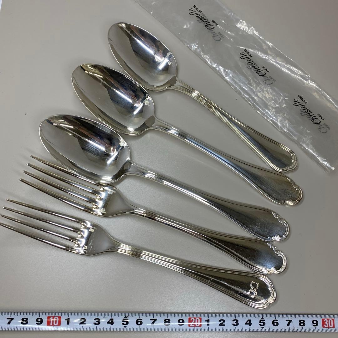 クリストフルカトラリー5点　415g トヒコ　東さ7-0406②