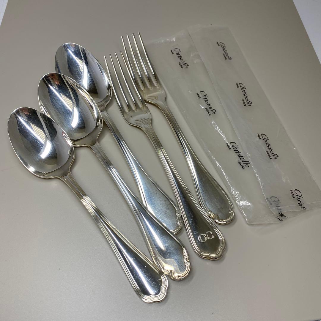 クリストフルカトラリー5点　415g トヒコ　東さ7-0406②