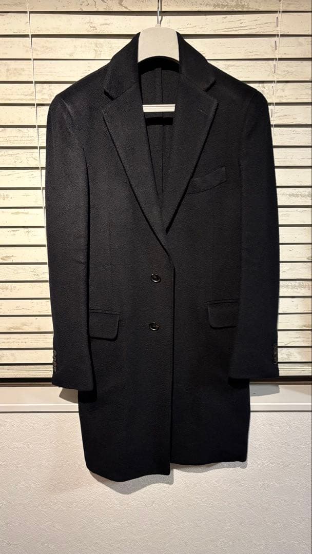 TOMORROW LAND チェスターコート キャメル